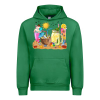 Emerald summer drinks coffee cups Urban Hoodie - texasbilliewilder