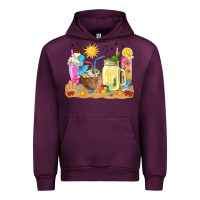 Mauve Wine summer drinks coffee cups Urban Hoodie - texasbilliewilder