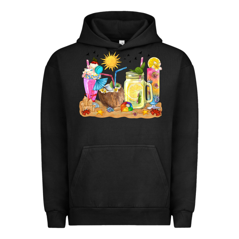 Summer Drinks Coffee Cups Urban Hoodie by texasbilliewilder | Teevron