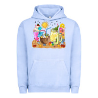 Pigment Grape Ice summer drinks coffee cups Urban Hoodie - texasbilliewilder