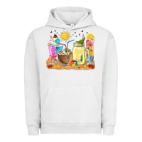 Pigment Lunar Rock summer drinks coffee cups Urban Hoodie - texasbilliewilder