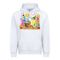 White summer drinks coffee cups Urban Hoodie - texasbilliewilder