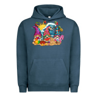 Pigment Midnight Navy summer gnome tbw Urban Hoodie - texasbilliewilder