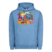 Pigment Pebble Blue summer gnome tbw Urban Hoodie - texasbilliewilder