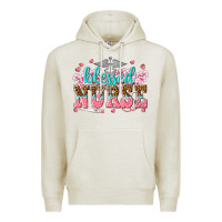 Oatmeal Heather blessed nurse Premium Hoodie - texasbilliewilder