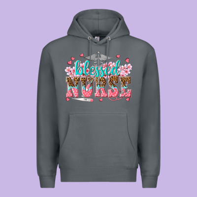Blessed Nurse Premium Hoodie Designed By Texasbilliewilder