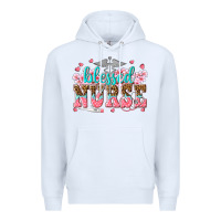 White blessed nurse Premium Hoodie - texasbilliewilder