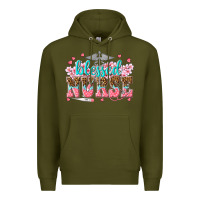 Army Green blessed nurse Premium Hoodie - texasbilliewilder