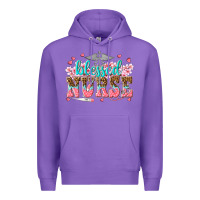 Purple blessed nurse Premium Hoodie - texasbilliewilder