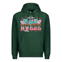 Sports Green blessed nurse Premium Hoodie - texasbilliewilder