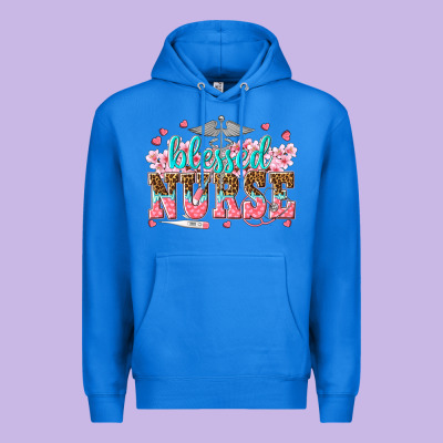 Blessed Nurse Premium Hoodie Designed By Texasbilliewilder