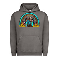 Pigment Tornado western cowboy boots sunflowers rainbow Urban Hoodie - RanaPortraitStore
