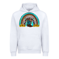 White western cowboy boots sunflowers rainbow Urban Hoodie - RanaPortraitStore
