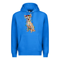 True Royal Chihuahua with christmas lights Premium Hoodie - RanaPortraitStore