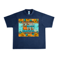 Navy Tis' The Season To Be Grateful Urban Heavy Tee - Artiststas