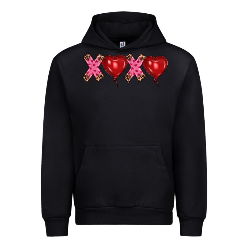 Valentine's Day Xoxo Heart Balloon Urban Hoodie by RanaPortraitStore | Teevron