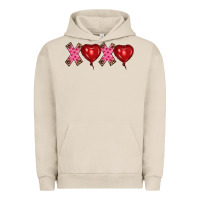 Pigment French Oak valentine's day xoxo heart balloon Urban Hoodie - RanaPortraitStore