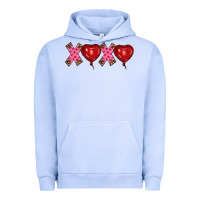 Pigment Grape Ice valentine's day xoxo heart balloon Urban Hoodie - RanaPortraitStore