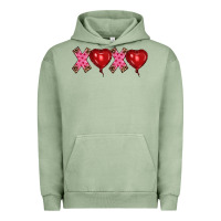 Pigment Oil Green valentine's day xoxo heart balloon Urban Hoodie - RanaPortraitStore