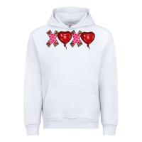 White valentine's day xoxo heart balloon Urban Hoodie - RanaPortraitStore