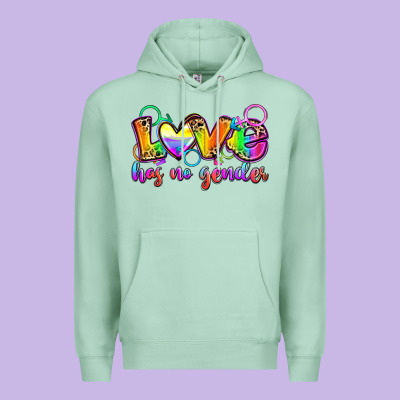 Love Has No Gender Premium Hoodie Designed By Zillion Design Studio