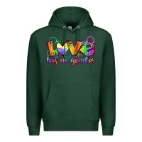 Sports Green love has no gender Premium Hoodie - Zillion Design Studio