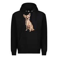 Black chihuahua Premium Hoodie - RanaPortraitStore