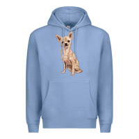 Colony Blue chihuahua Premium Hoodie - RanaPortraitStore
