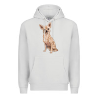Dove Grey chihuahua Premium Hoodie - RanaPortraitStore