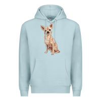Blue Mist chihuahua Premium Hoodie - RanaPortraitStore