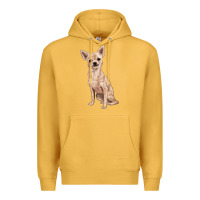 Mustard chihuahua Premium Hoodie - RanaPortraitStore