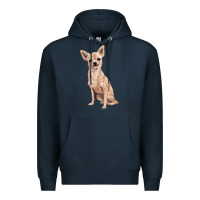 Navy chihuahua Premium Hoodie - RanaPortraitStore
