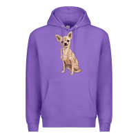 Purple chihuahua Premium Hoodie - RanaPortraitStore