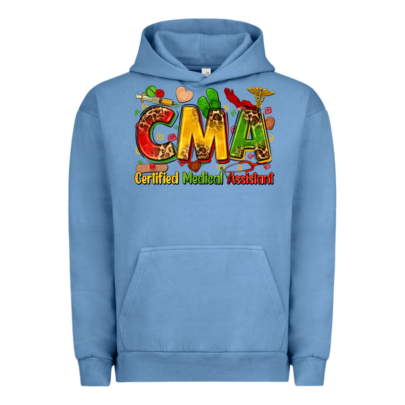 Certified Medical Assistant Juneteenth Urban Hoodie by Zillion Design Studio | Teevron
