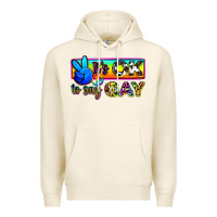 Tofu it's ok to say gay Premium Hoodie - Zillion Design Studio