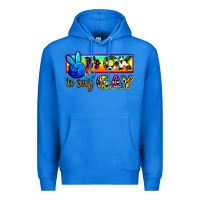 True Royal it's ok to say gay Premium Hoodie - Zillion Design Studio