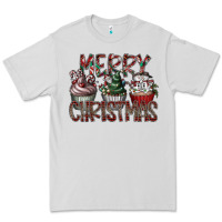 Dove Grey Merry Christmas Premium Tee - CowhideDigitalArt