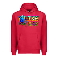 Cardinal it's ok to say gay Premium Hoodie - Zillion Design Studio