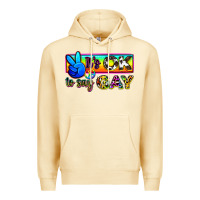 Pina Colada it's ok to say gay Premium Hoodie - Zillion Design Studio
