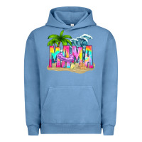 Pigment Pebble Blue summer mama Urban Hoodie - texasbilliewilder