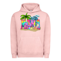 Pigment Salmon summer mama Urban Hoodie - texasbilliewilder