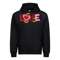 Black valentine's day love sunflowers Urban Hoodie - RanaPortraitStore