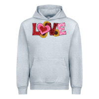 Heather Grey valentine's day love sunflowers Urban Hoodie - RanaPortraitStore