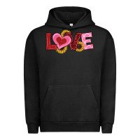 Pigment Black valentine's day love sunflowers Urban Hoodie - RanaPortraitStore