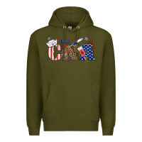 Army Green cna certified nursing Premium Hoodie - texasbilliewilder