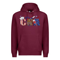 Burgundy cna certified nursing Premium Hoodie - texasbilliewilder