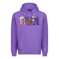 Purple cna certified nursing Premium Hoodie - texasbilliewilder