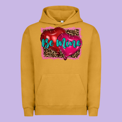 Valentine's Day Be Mine Urban Hoodie Designed By Ranaportraitstore