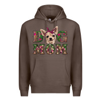 Coffee christmas dog mom chihuahua Premium Hoodie - RanaPortraitStore