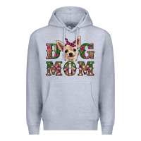 Heather Grey christmas dog mom chihuahua Premium Hoodie - RanaPortraitStore